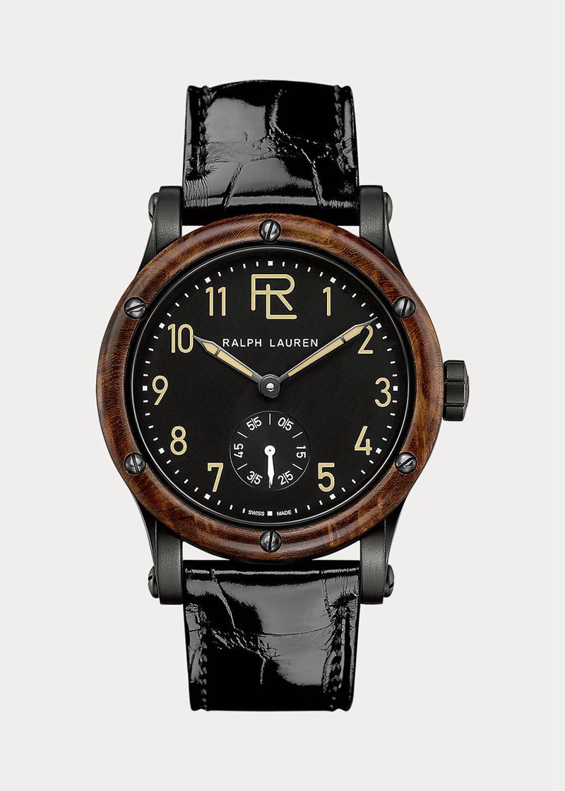 Relojes Ralph Lauren Hombre 39 Mm Steel Chile Negras FNWLB-6758